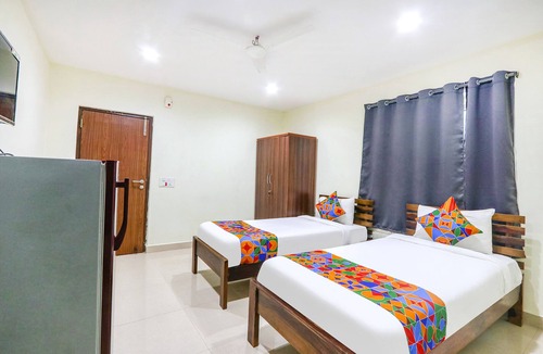Madhapur Hotel | FabHotel Blue Spring - Near Hi-tech City Metro Station