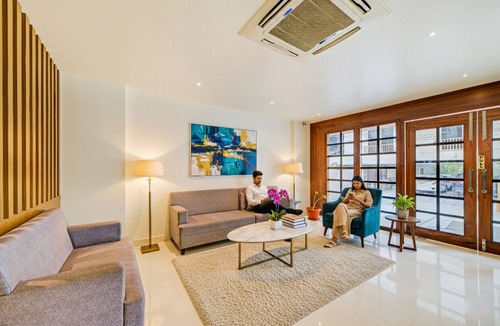 Gachibowli Hotel | FabHotel Prime Veeraj Suites - Nr. Skyview10, Lumbini Avenue, Gachibowli