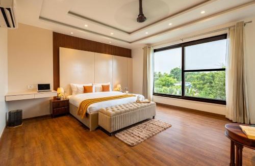 Bandhwari Villa | Gardenia 4-BHK Farmhouse with Private Pool, Game Zone, & Lush Garden