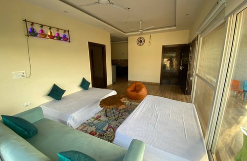 Noida House | GoBravo 71- 2BHK Farm with Pool & Garden Sec150 Noida