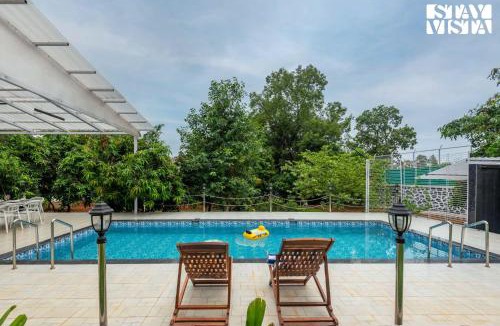 Karjat Villa | Grey Hues with Swimming Pool & Lawn at Karjat by StayVista