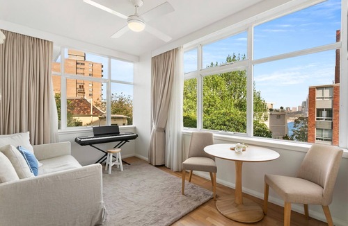 Kirribilli Apartment | Kirribilli - KIR02 - Carabella - Bright 1BR with Iconic Harbour Views Balcony in Peaceful City Fringe Location