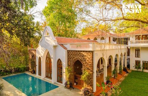 Moira Villa | Kismet Villa - Pvt Lawn & Pool by StayVista