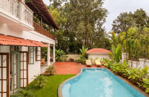 Assagao Villa | La Dona by The Blue Kite - 4BHK Private Pool Villa in Assagao with Garden, Balcony, Caretaker & Spacious Living Area
