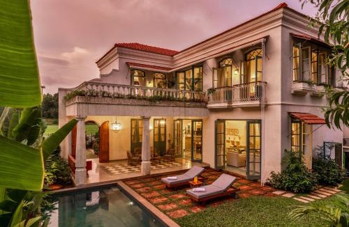 Parra Villa | La Rozalia by The Blue Kite - Exquisite 4 BHK Villas with Large Pool, Garden, Dedicated Caretaker, Terrace, 2 mins from the famous Dear Zindagi Road