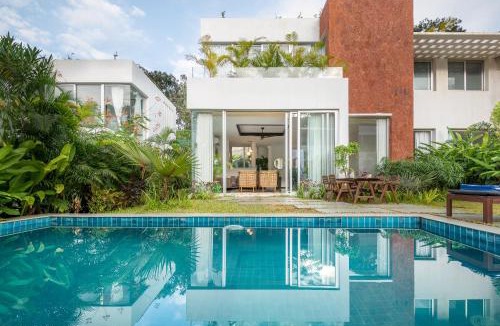 Chapora Villa | La Zamora by The Blue Kite - 3BHK Villas near Vagator & Anjuna Beach with Private Pool, Garden, Terrace & Security