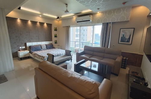 New Town Apartment | LetsVacay Apts- Get together Parties, Entire Studio Apartment near Airport