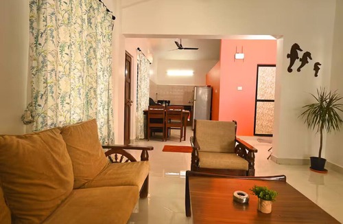 Calangute Apartment | Luxury Family 2BHK North Goa Central, Comfortable & Pet-Friendly- by StayNomad