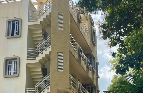 Mysore Apartment | Luxury Queen Beds, Farm/Hill view, 5km center