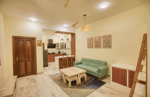 White Town Apartment | Maison Zane Flat 1, rooftop pool with seaview.