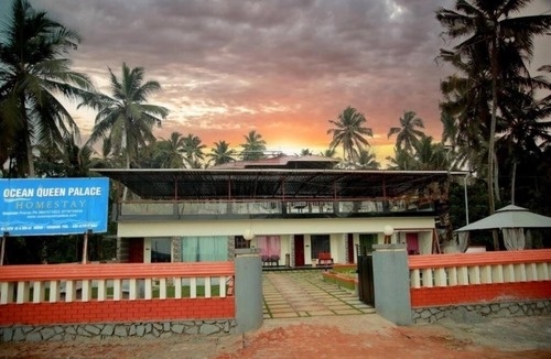 Poovar House | Ocean Queen Palace Poovar – Queen Room with Peaceful Garden Views