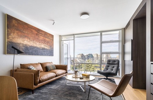 North Sydney Apartment | Panoramic Sydney Harbour Views from Luxury 1-Bedroom Apartment with Balcony