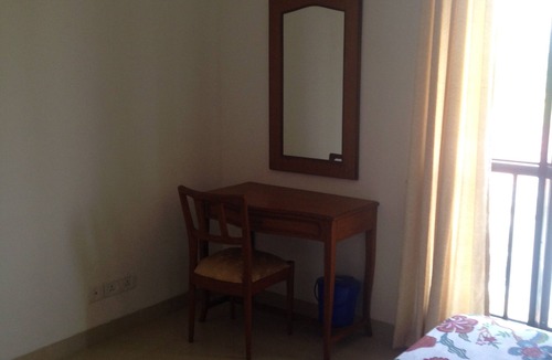 Kudal Apartment | Pool Facing Fully Furnished Single Bedroom Apartment in Siolim