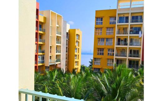 Chicalim Apartment | Pool view 2BHK 10 min to GOI airport & beach