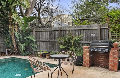 St Kilda West Apartment | Poolside Art Deco Apartment in St Kilda West
