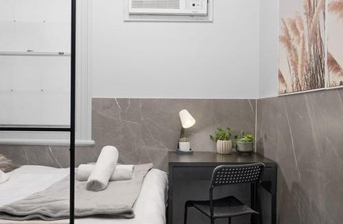 Surry Hills House | Prime Double Room - AC - Seconds to Central CBD - Near UTS& USYD& Darling Harbour& High Rated Restaurants - Shared Bathroom