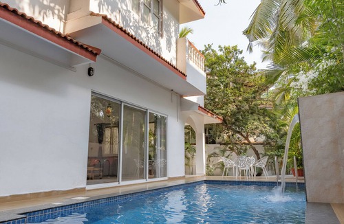 Bastora House | Quiet & Serene pool villa in the heart of Goa private pool/kids pool/patio/lawn