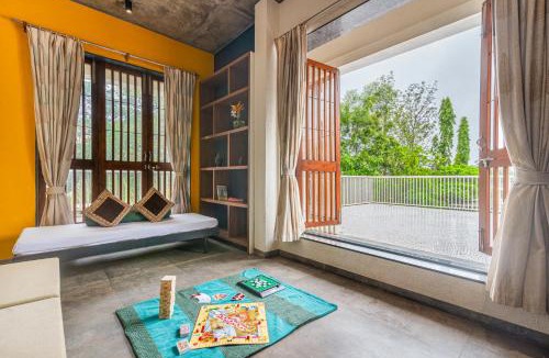 Sinnar Villa | SaffronStays Amrapali - 5BHK Villa in Nashik with Pool, Lawn & Kids Play Area
