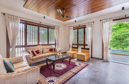 Sinnar Villa | SaffronStays Amrapali - 5BHK Villa in Nashik with Pool, Lawn & Kids Play Area