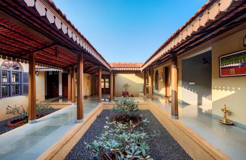 Wadgaon Villa | SaffronStays Anantham - 3BR Pet-Friendly Kerala-Style Lakefront Villa with Verandah & Views