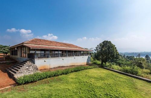 Wadgaon Villa | SaffronStays Anantham - 3BR Pet-Friendly Kerala-Style Lakefront Villa with Verandah & Views