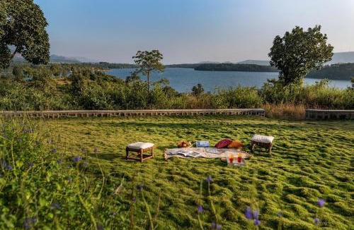 Wadgaon Villa | SaffronStays Anantham - 3BR Pet-Friendly Kerala-Style Lakefront Villa with Verandah & Views