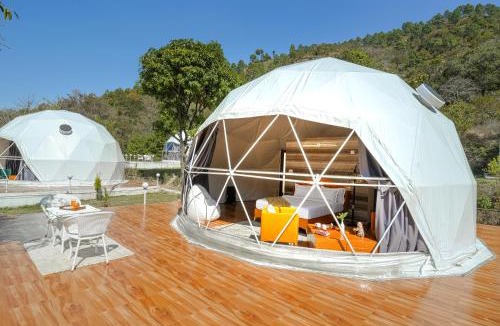 Ranikhet House | SaffronStays Aquadome Celeste -River Access Stay