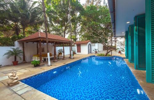 Nagaon Villa | SaffronStays Aquamarina - 3BR Mediterranean style beachfront villa with pool, lawns & seafood dining near Nagaon Beach