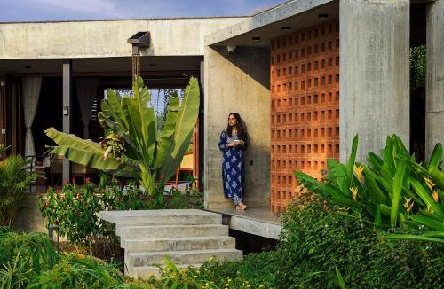 Nashik Villa | SaffronStays Avni - 2BR Lakeside Villa with Terrace & Bonfire