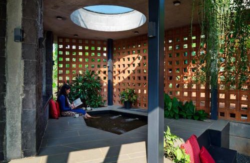 Nashik Villa | SaffronStays Avni - 2BR Lakeside Villa with Terrace & Bonfire