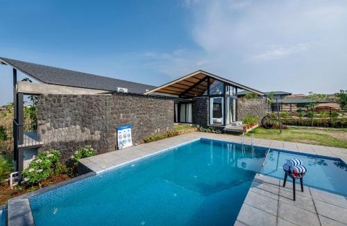 Nashik Villa | SaffronStays Black Rock - 3BR pet-friendly eco-luxe villa with pool, game room & sunrise deck in Nashik
