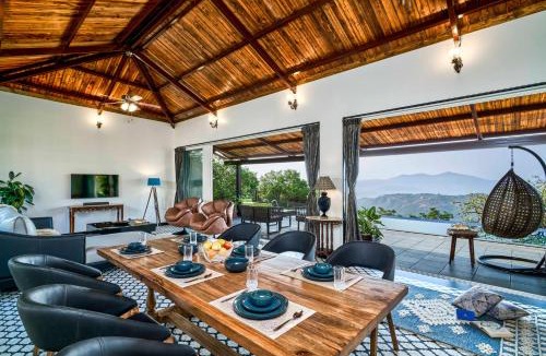 Kadadhe Villa | SaffronStays Blissfort - 5BHK Villa in Pawna with Infinity Pool, Games Room & Valley Views
