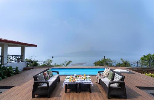 Thakursai Villa | SaffronStays Blue Infinitum Lakeview, Pawna