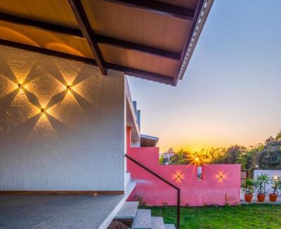 Anjaneri Villa | SaffronStays Blue Jasmine - twin 2BR pet-friendly villas with plunge pool, gardens & birdwatching near Sula Vineyard