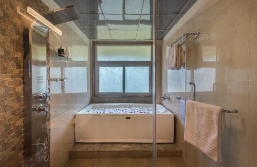 Lavasa Villa | SaffronStays Caramelo - a private heated swimming pool villa with Jacuzzi nestled amidst beautiful landscaping and gardens in Lavasa