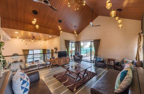 Wai Villa | SaffronStays Casa Tranquil, Panchgani - pet-friendly veg only pool villa