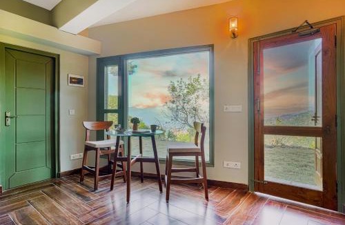 Majkhali Villa | SaffronStays Edelweiss Estate Amore-studio with kitchenette-Nanda Devi & Trishul views-bonfire & candlelight setups