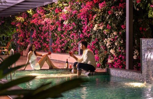 Nashik Villa | SaffronStays Eden - 3BR vineyard-side pool villa with jacuzzi, farm dining, stargazing deck & lawns for celebrations