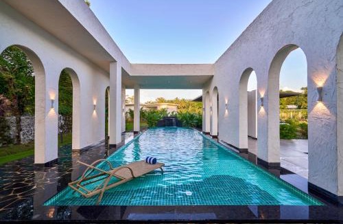 Alibaug Villa | SaffronStays Elysian Retreat - 5BHK Luxury Villa in Alibaug with Pool, Jacuzzi, Lawn & Bonfire