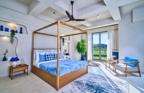 Alibaug Villa | SaffronStays Elysian Retreat - 5BHK Luxury Villa in Alibaug with Pool, Jacuzzi, Lawn & Bonfire