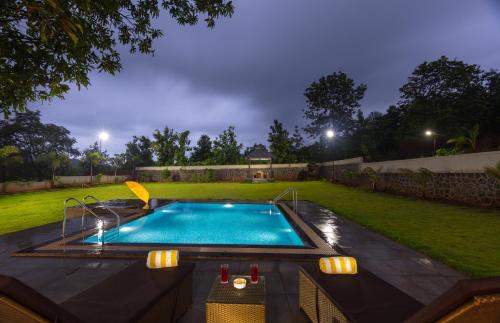 Uddar Villa | SaffronStays Fernshade - 3BR Khopoli retreat, patio, lawn picnics & riverside walks, quick Mumbai access via Atal Setu