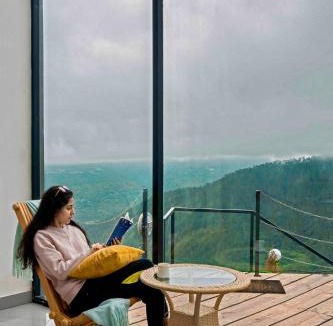 Khatoli Villa | SaffronStays Glasshouse Celeste, Ranikhet - luxurious glass villa with breathtaking views