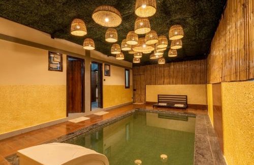 Bhimtal House | SaffronStays Kurmavana, Bhimtal - luxury cottage with pool and lawn - All clear roads