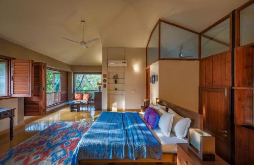 Alibaug Villa | SaffronStays Laguna - 4BR vintage-chic villa with unique pool, gazebo & terrace sit-outs near Mandwa Jetty, Alibaug