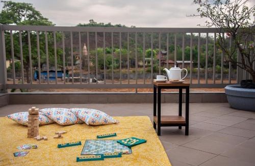 Kolad Villa | SaffronStays Midori - 4BR riverside villa with pool, lawn, terrace & access to Kundalika River rafting site
