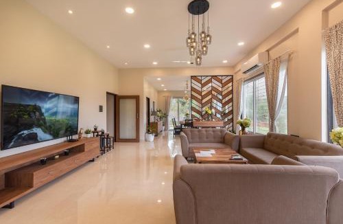 Kolad Villa | SaffronStays Midori - 4BR riverside villa with pool, lawn, terrace & access to Kundalika River rafting site