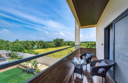 Alibaug Villa | SaffronStays Nishta Spacious 4BR Villa with Pool Turf and Beach Access 2 min drive 10 min walk Alibaug