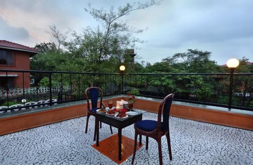 Suryamal Villa | SaffronStays Nithyam - 2BR budget pool villa in Wada, gated community, Wi-Fi, river walk, near Mumbai via NH48