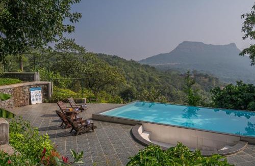 Lonavala Villa | SaffronStays Raanwaara Luxe - 2BR villa with dual balcony jacuzzis, infinity swing & private waterfall, luxurious escape