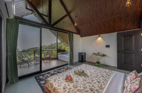 Lonavala Villa | SaffronStays Raanwaara Luxe - 2BR villa with dual balcony jacuzzis, infinity swing & private waterfall, luxurious escape